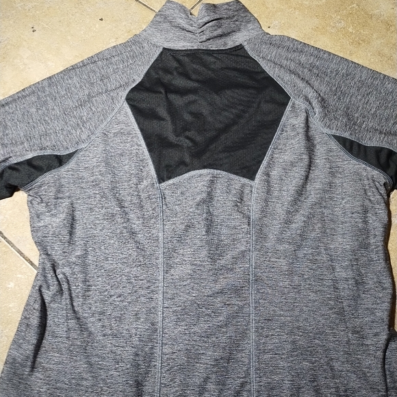 Champion Women's Grey & Black 1/4 Zip Pullover Sweater Size XL - Picture 11 of 15